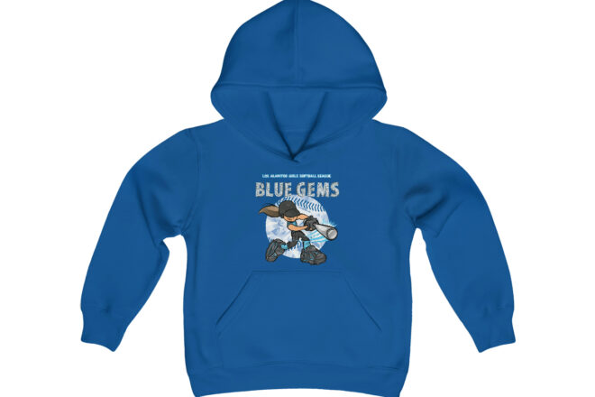 Blue Gems Youth Hoodie